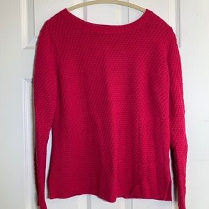 Lands End Hot Pink Sweater